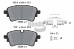 BENDIX Braking Piduriklotsi komplekt,  ketaspidur BPD1646