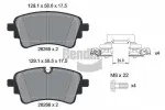 BENDIX Braking Piduriklotsi komplekt,  ketaspidur BPD1648