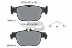 BENDIX Braking Piduriklotsi komplekt,  ketaspidur BPD1652