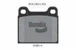 BENDIX Braking Piduriklotsi komplekt,  ketaspidur BPD1743