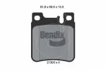 BENDIX Braking Piduriklotsi komplekt,  ketaspidur BPD1778