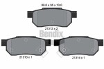 BENDIX Braking Piduriklotsi komplekt,  ketaspidur BPD1780