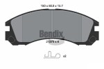 BENDIX Braking Piduriklotsi komplekt,  ketaspidur BPD1785