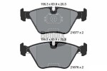BENDIX Braking Piduriklotsi komplekt,  ketaspidur BPD1829