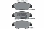 BENDIX Braking Piduriklotsi komplekt,  ketaspidur BPD1834