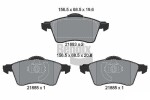 BENDIX Braking Piduriklotsi komplekt,  ketaspidur BPD1858