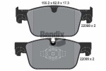 BENDIX Braking Piduriklotsi komplekt,  ketaspidur BPD1873