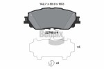 BENDIX Braking Piduriklotsi komplekt,  ketaspidur BPD1901