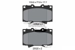 BENDIX Braking Piduriklotsi komplekt,  ketaspidur BPD2002