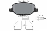BENDIX Braking Piduriklotsi komplekt,  ketaspidur BPD2038