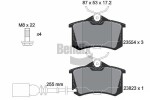 BENDIX Braking  Комплект тормозных колодок, дисковый тормоз BPD2053