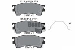 BENDIX Braking Piduriklotsi komplekt,  ketaspidur BPD2055