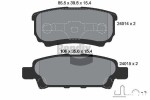 BENDIX Braking Piduriklotsi komplekt,  ketaspidur BPD2079