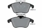 BENDIX Braking Piduriklotsi komplekt,  ketaspidur BPD2092