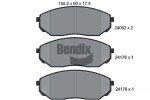 BENDIX Braking Piduriklotsi komplekt,  ketaspidur BPD2093