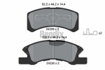 BENDIX Braking Piduriklotsi komplekt,  ketaspidur BPD2108