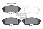 BENDIX Braking Piduriklotsi komplekt,  ketaspidur BPD2120
