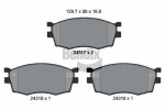 BENDIX Braking Piduriklotsi komplekt,  ketaspidur BPD2127