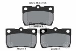 BENDIX Braking Piduriklotsi komplekt,  ketaspidur BPD2128