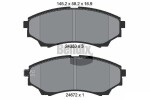 BENDIX Braking Piduriklotsi komplekt,  ketaspidur BPD2137