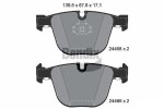 BENDIX Braking Piduriklotsi komplekt,  ketaspidur BPD2154