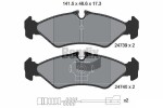 BENDIX Braking Piduriklotsi komplekt,  ketaspidur BPD2192