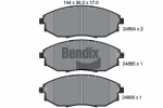 BENDIX Braking Piduriklotsi komplekt,  ketaspidur BPD2202