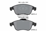 BENDIX Braking Piduriklotsi komplekt,  ketaspidur BPD2203