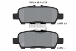 BENDIX Braking Piduriklotsi komplekt,  ketaspidur BPD2204