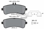 BENDIX Braking Piduriklotsi komplekt,  ketaspidur BPD2228