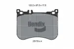 BENDIX Braking Piduriklotsi komplekt,  ketaspidur BPD2230