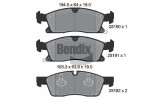 BENDIX Braking Piduriklotsi komplekt,  ketaspidur BPD2233