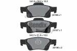 BENDIX Braking Piduriklotsi komplekt,  ketaspidur BPD2234