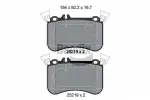 BENDIX Braking  Комплект тормозных колодок, дисковый тормоз BPD2237