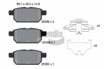 BENDIX Braking Piduriklotsi komplekt,  ketaspidur BPD2240