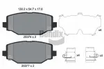 BENDIX Braking Piduriklotsi komplekt,  ketaspidur BPD2243