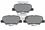 BENDIX Braking Piduriklotsi komplekt,  ketaspidur BPD2259