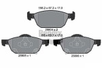 BENDIX Braking Piduriklotsi komplekt,  ketaspidur BPD2270
