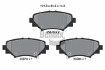 BENDIX Braking Piduriklotsi komplekt,  ketaspidur BPD2273