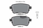 BENDIX Braking Piduriklotsi komplekt,  ketaspidur BPD2310