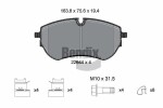 BENDIX Braking Piduriklotsi komplekt,  ketaspidur BPD2311