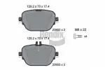 BENDIX Braking  Комплект тормозных колодок, дисковый тормоз BPD2319