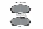 BENDIX Braking Piduriklotsi komplekt,  ketaspidur BPD2322