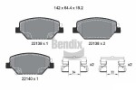 BENDIX Braking Piduriklotsi komplekt,  ketaspidur BPD2326