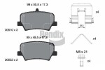 BENDIX Braking Piduriklotsi komplekt,  ketaspidur BPD2334