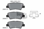 BENDIX Braking Piduriklotsi komplekt,  ketaspidur BPD2341