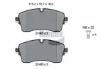 BENDIX Braking Piduriklotsi komplekt,  ketaspidur BPD2356
