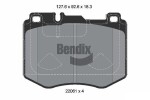 BENDIX Braking Piduriklotsi komplekt,  ketaspidur BPD2357