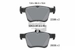BENDIX Braking Piduriklotsi komplekt,  ketaspidur BPD2370