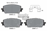 BENDIX Braking Piduriklotsi komplekt,  ketaspidur BPD2385
